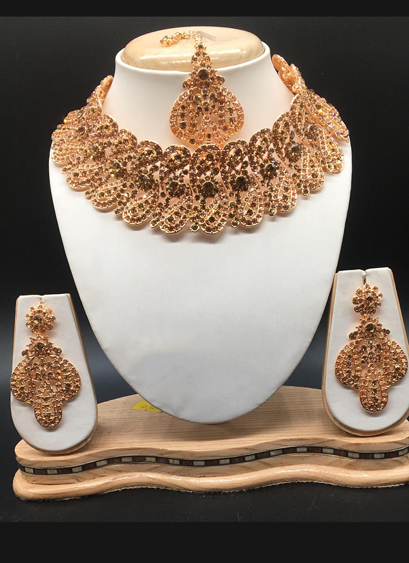 Buy Artificial Gold Plated Necklace Set Wholesale Collection Online
